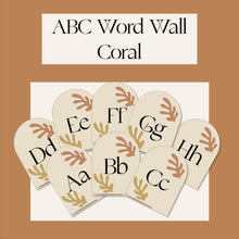 Load image into Gallery viewer, ABC Word Wall Coral
