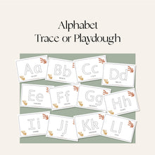 Load image into Gallery viewer, Alphabet Tracing or Playdough Mats
