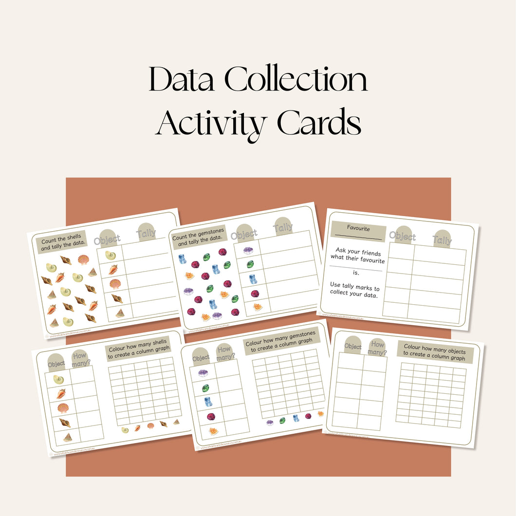 Data Collection Activity Cards- Early years