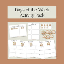 Load image into Gallery viewer, Days of the Week Activity Pack
