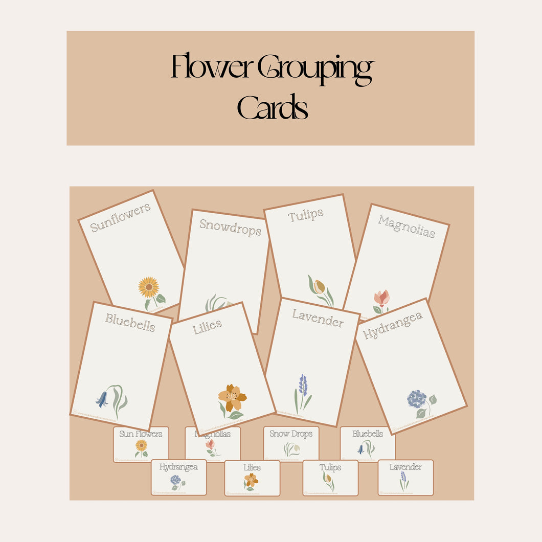 Grouping Posters- Flowers