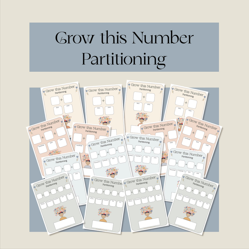 Grow this Number- Partitioning