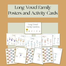 Load image into Gallery viewer, Long Vowel Family Garden Posters and Activity Cards
