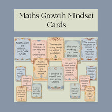 Load image into Gallery viewer, Maths growth Mindset Cards
