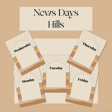 Load image into Gallery viewer, News Grouping Posters- Hills
