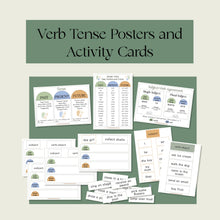 Load image into Gallery viewer, Verb Tense Posters and Activity Cards
